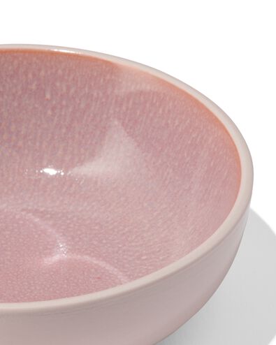 schaal Helsinki reactief glazuur roze 13cm - 9602607 - HEMA