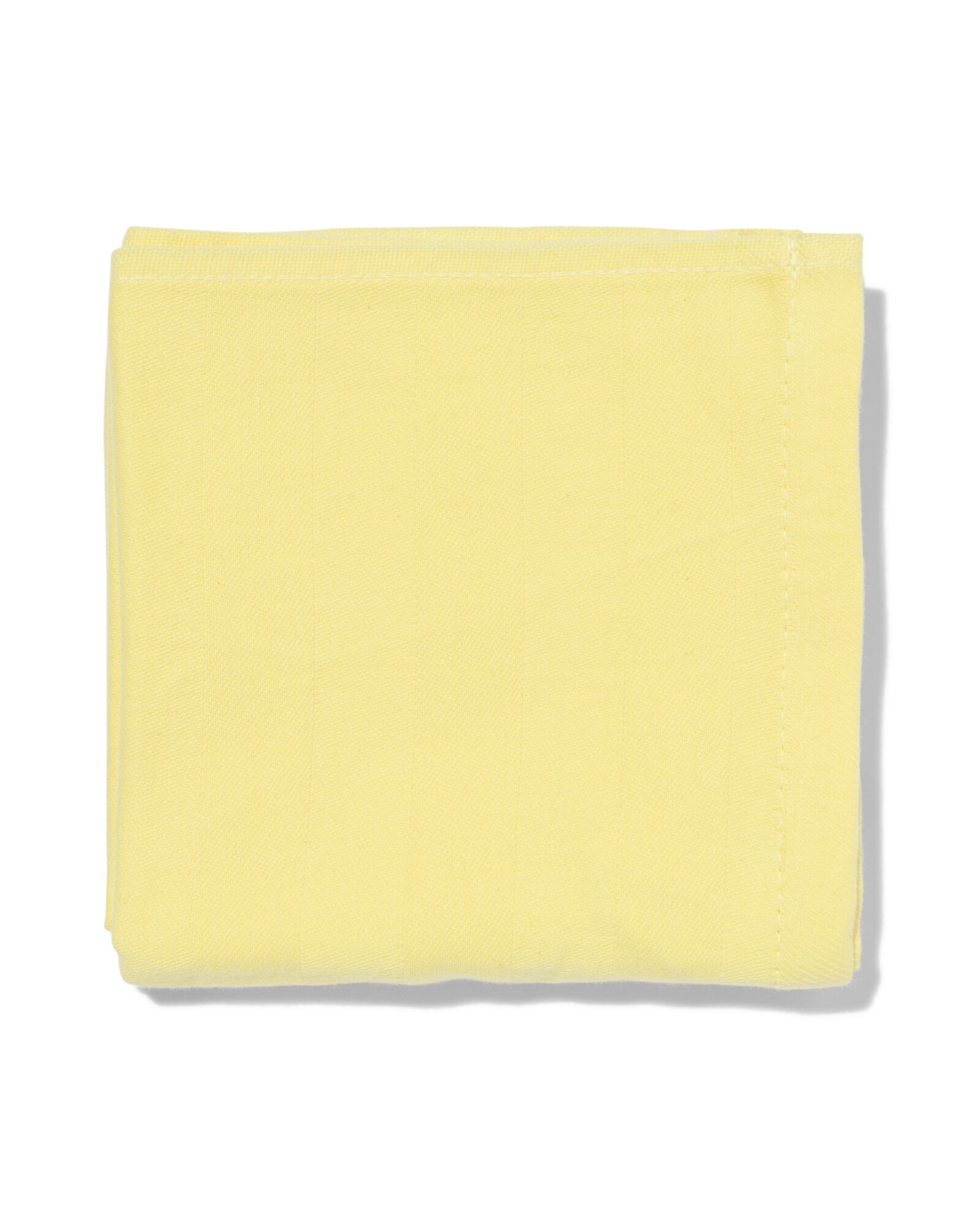 Geschirrtuch 65x65cm Baumwolle, Gelb - 5440016 - HEMA