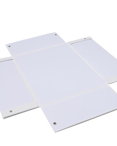 boîte de rangement carton A3 blanc - 39822192 - HEMA