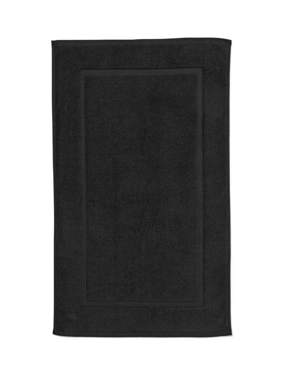 tapis de bain 50x85 qualité épaisse noir - 5245406 - HEMA