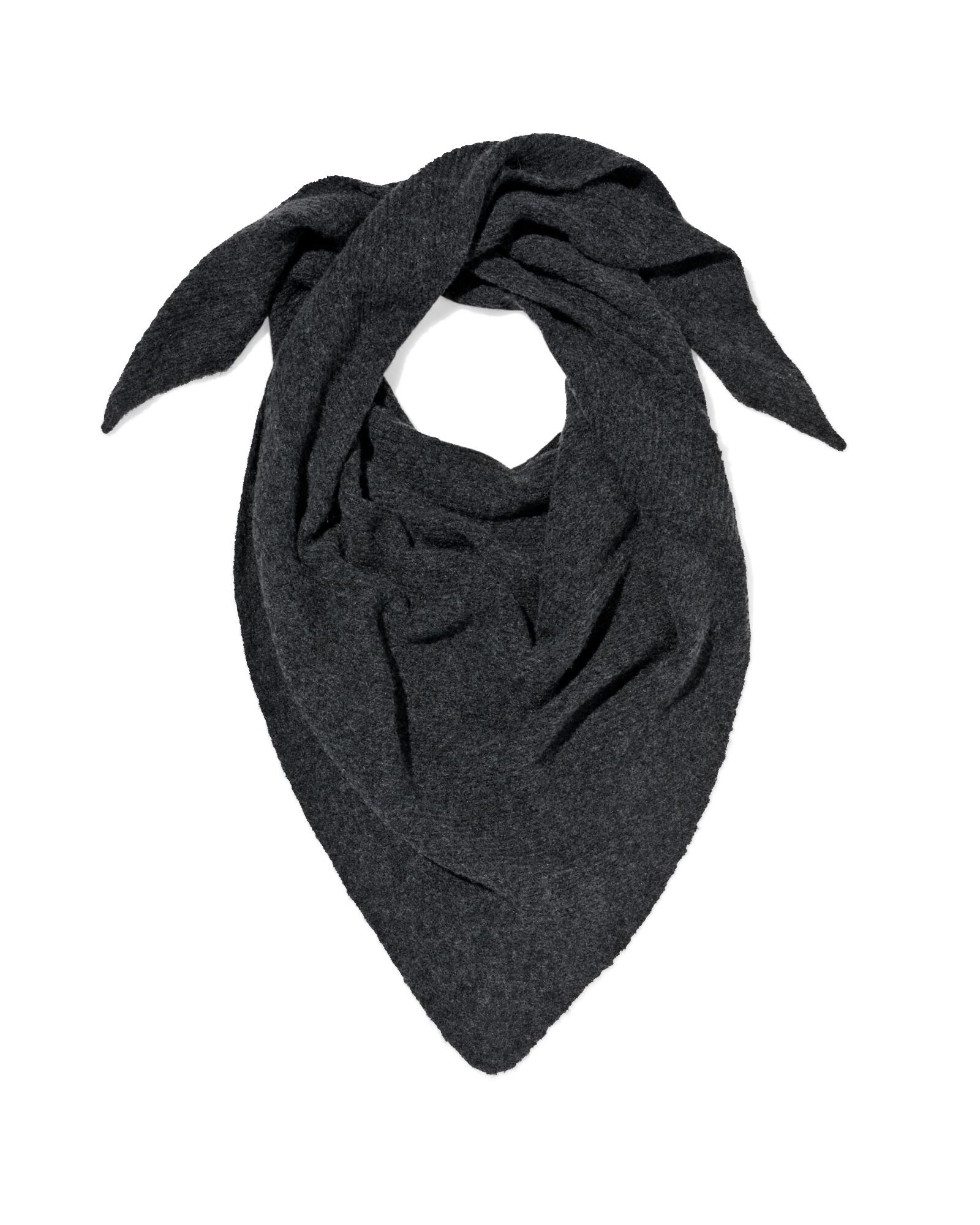 damessjaal triangel 140x65cm grijs - 16451088 - HEMA
