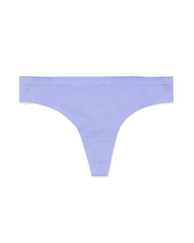 string femme second skin en micro bleu - 19630652BLUE - HEMA