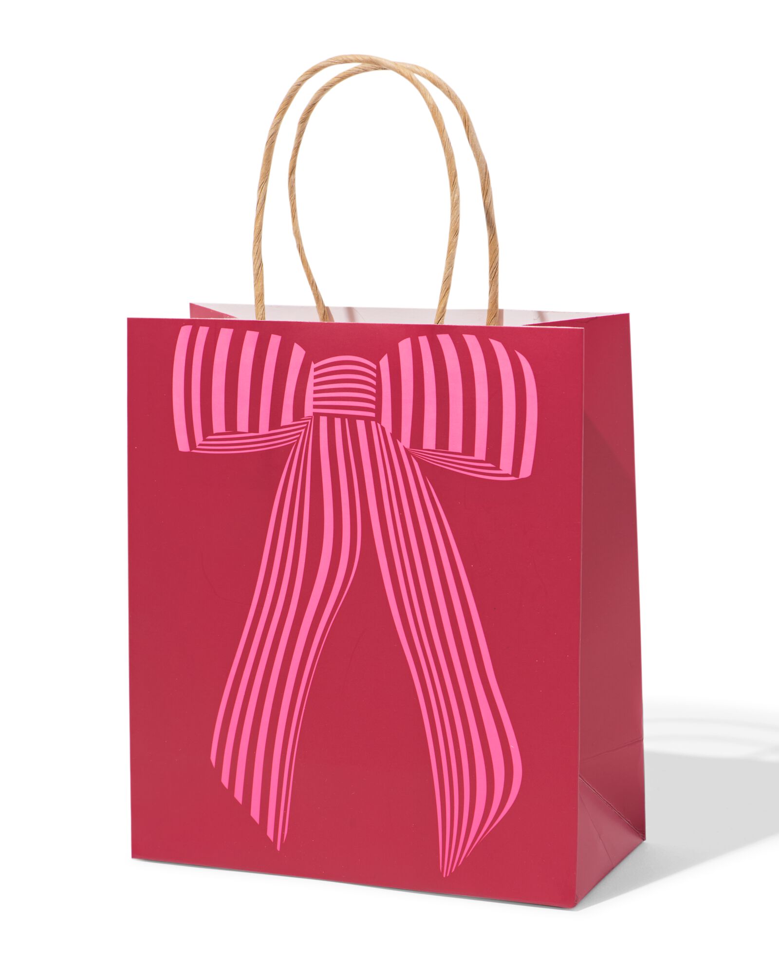 sac cadeau 7x17x15cm n&oelig;uds - 2 pi&egrave;ces - 25700096 - HEMA