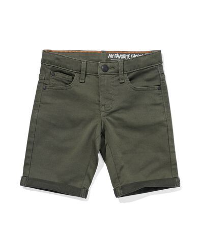 Kinder-Shorts, Jogdenim grün 86/92 - 30780357 - HEMA