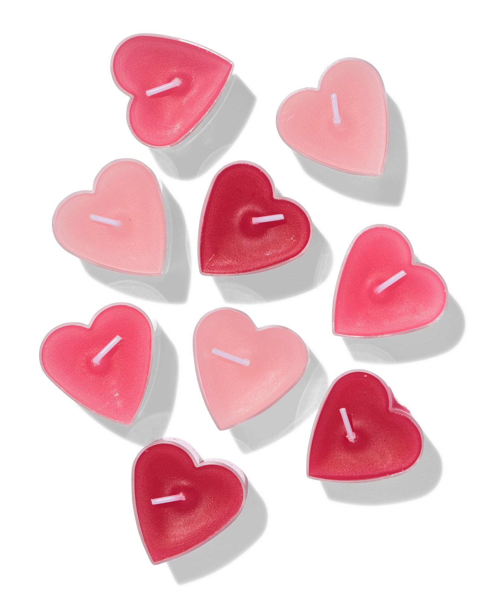 bougies d'ambiance amour &ndash; 9 pi&egrave;ces - 60800129 - HEMA