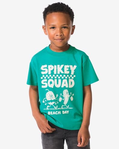 kinder T-shirt grafisch groen groen - 30727501GREEN - HEMA