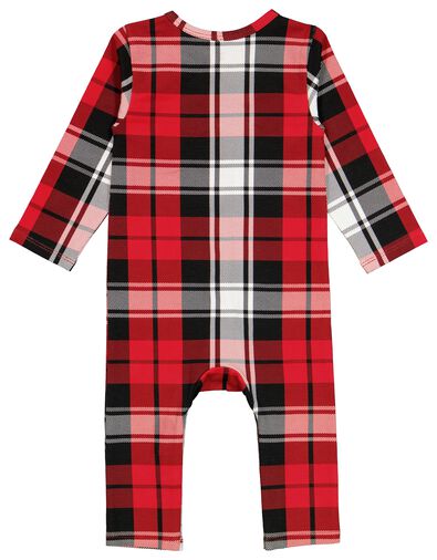 Baby-Pyjama, kariert rot - 1000025963 - HEMA