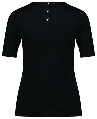 damestrui gebreid Fally zwart zwart - 1000027535 - HEMA