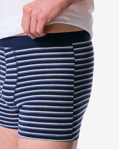 boxer homme zigzag - 3 pi&egrave;ces bleu fonc&eacute; bleu fonc&eacute; - 19168380DARKBLUE - HEMA