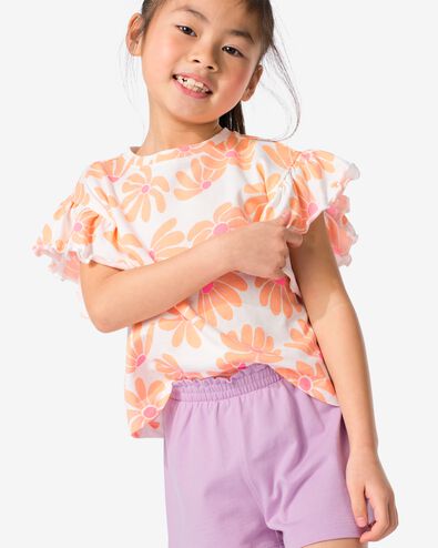 ensemble vêtements enfant t-shirt et short coton rose rose - 30861447PINK - HEMA