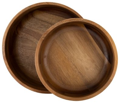 saladier Ø 17,5 cm - bois d’acacia. - 80610201 - HEMA