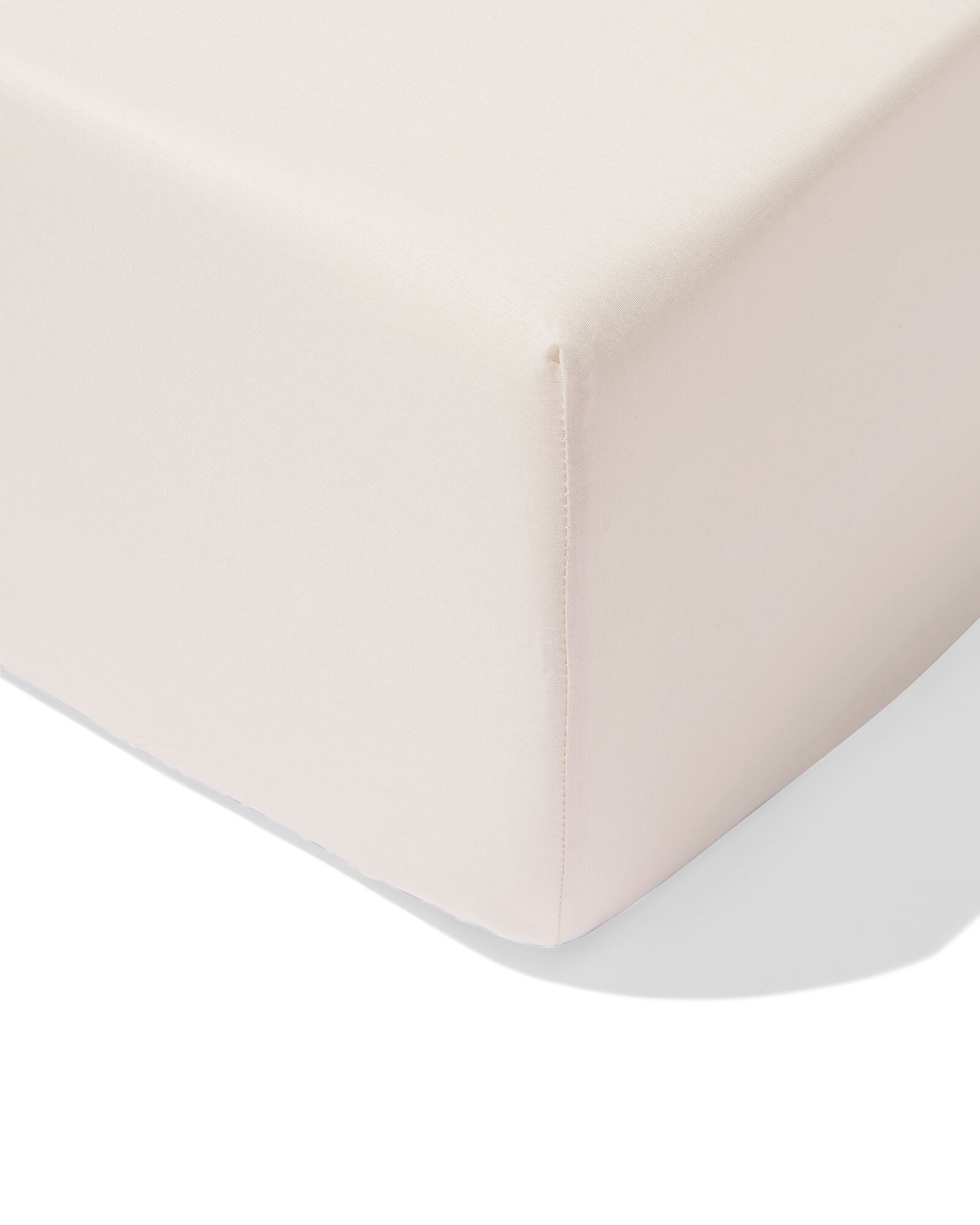 drap-housse 140x200cm coton doux beige - 5160003 - HEMA