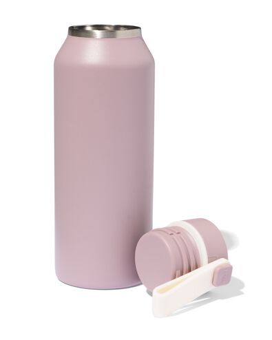 Thermosflasche, 350 ml, Edelstahl, rosa - 80650245 - HEMA