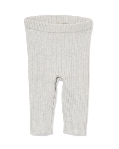 legging c&ocirc;tel&eacute; nouveau-n&eacute; gris chin&eacute; gris chin&eacute; - 33432920GREYMELANGE - HEMA