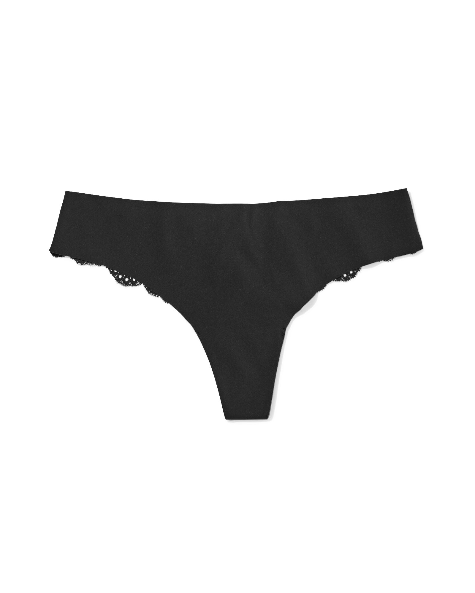 string femme micro en dentelle noir - 1000018625 - HEMA