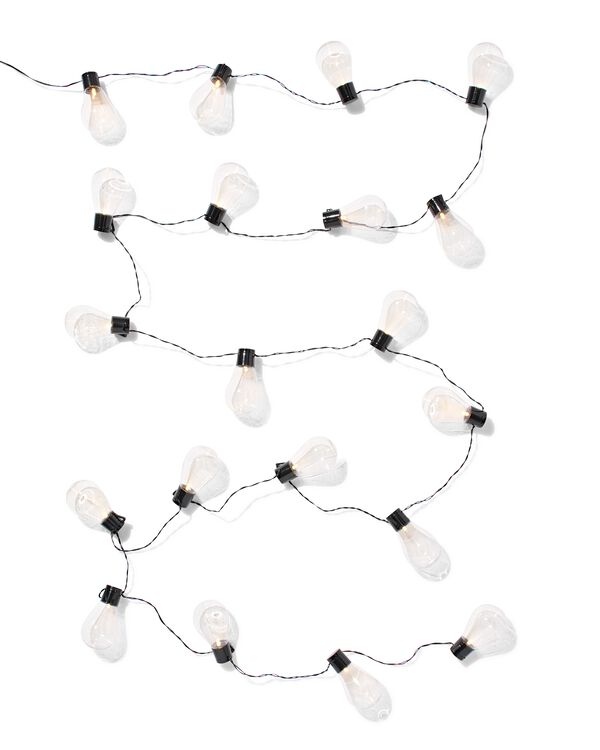 lichtsnoer 9m met 20 lampjes wit voor binnen en buiten - 41840227 - HEMA