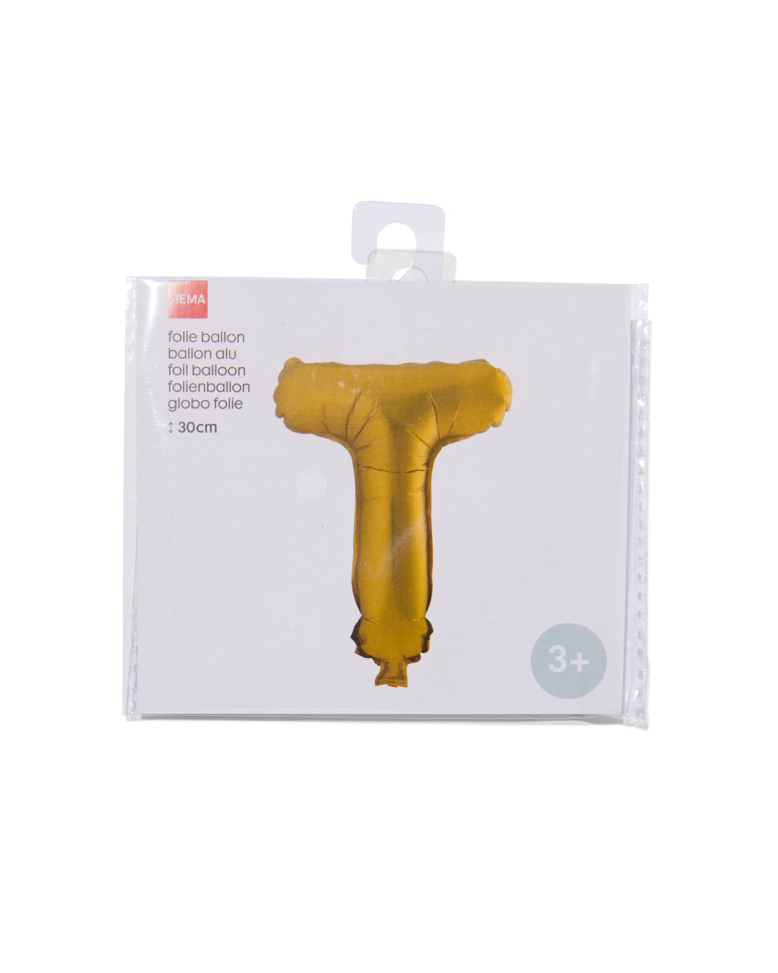 ballon alu T dor&eacute; T - 14200258 - HEMA