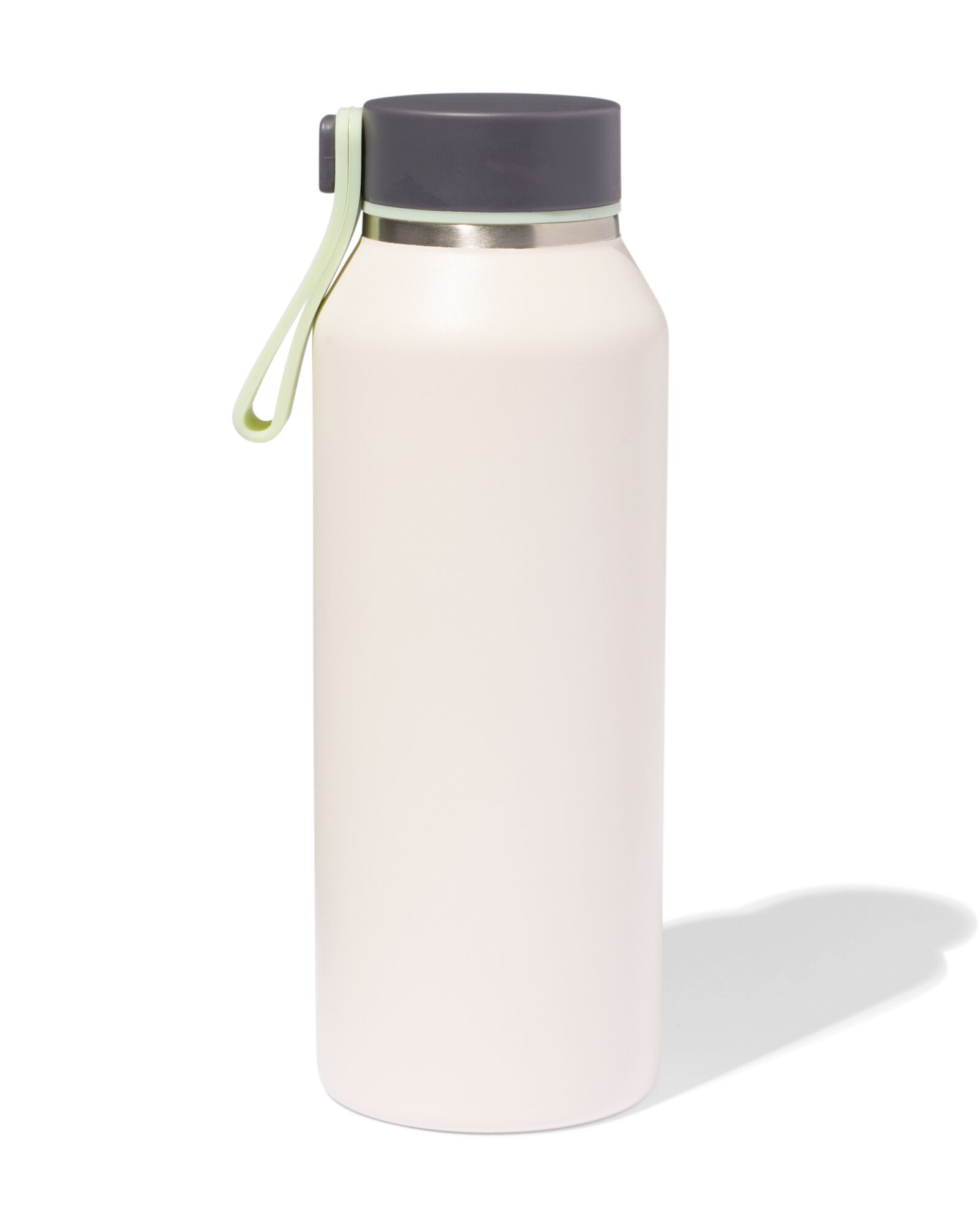 Thermosflasche, 350 ml, Edelstahl, beige - 80650244 - HEMA