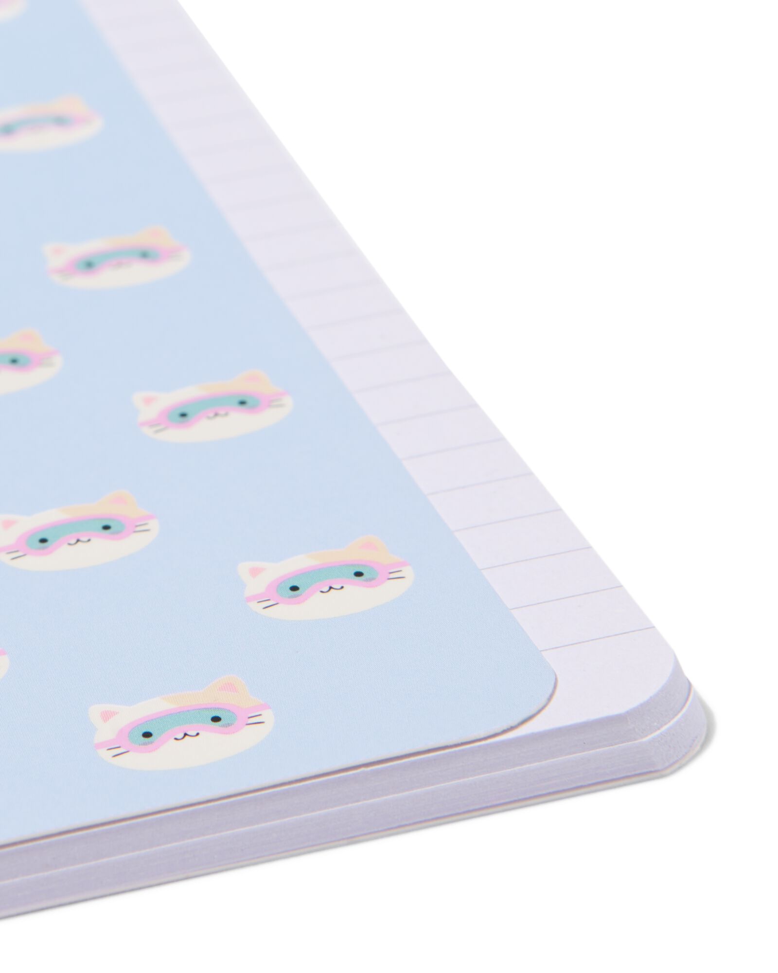 cahier A6 14,8x10,5 cm lign&eacute; chats &ndash; 3 pi&egrave;ces - 14102213 - HEMA