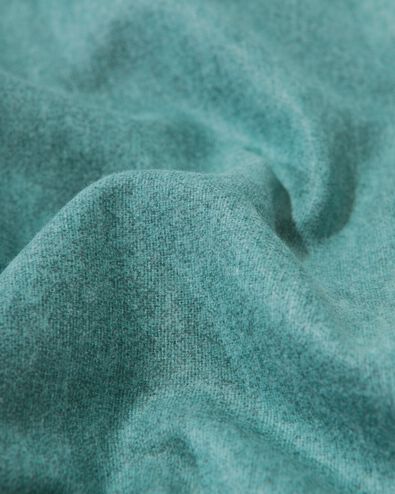 housse de couette 240x200/220cm flanelle m&eacute;lange vert - 5700212 - HEMA