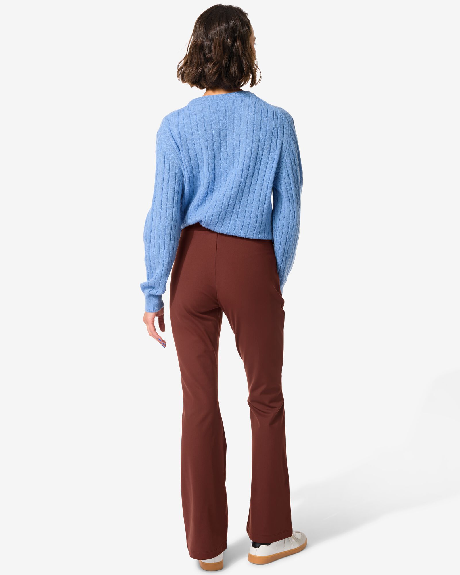 damesbroek Heat flared bruin bruin - 36205970BROWN - HEMA