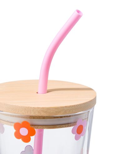 gobelet 410 ml bambou fleur - 61130103 - HEMA