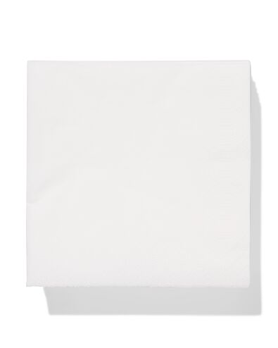 servetten wit - 50 stuks - 14200758 - HEMA
