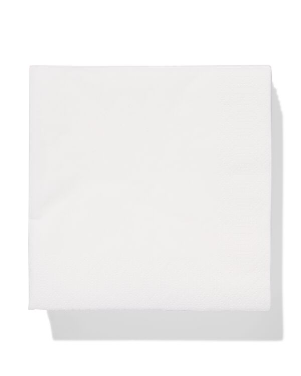 servetten wit - 50 stuks - 14200758 - HEMA