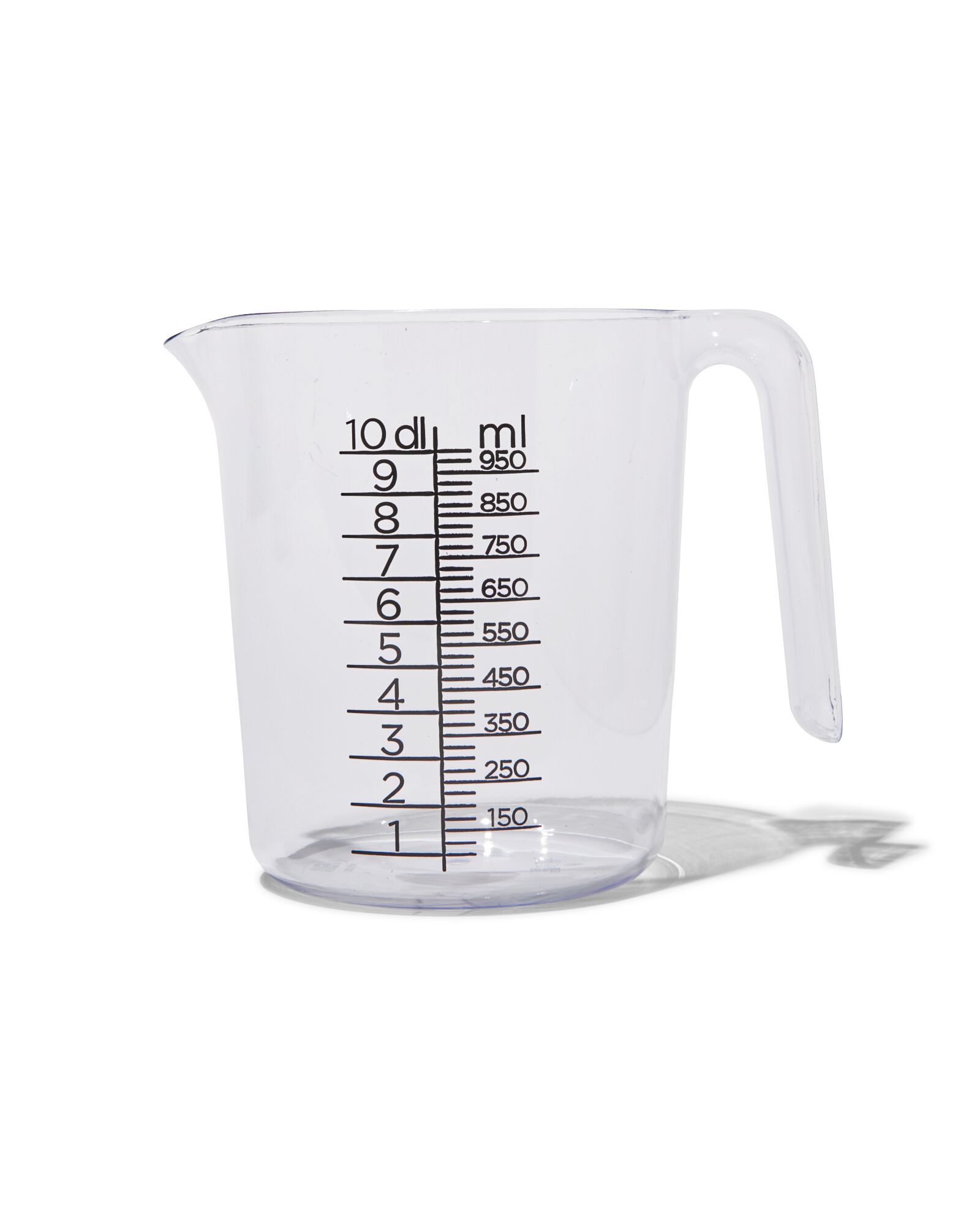Messbecher, 1 Liter, Kunststoff, transparent - 80810031 - HEMA
