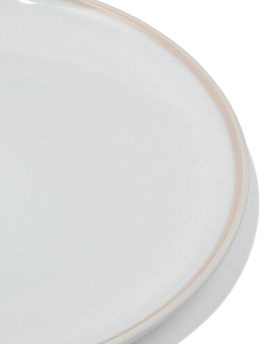 Frühstücksteller Helsinki, reaktive Glasur, weiß, Ø 20 cm - 9602602 - HEMA