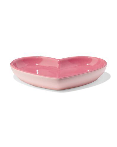 plat c&oelig;ur c&eacute;ramique rose - 61100260 - HEMA