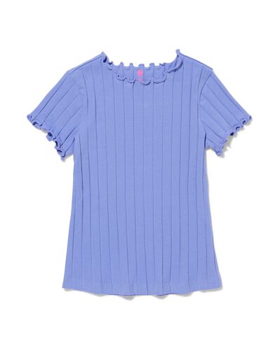 kinder T-shirt paars - 30816302PURPLE - HEMA