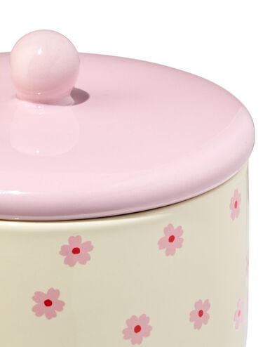 voorraadbus 750ml keramiek bloemen - 61104515 - HEMA