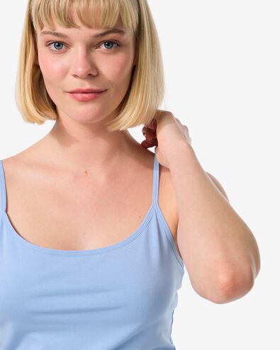 d&eacute;bardeur femme coton bleu - 19650491BLUE - HEMA