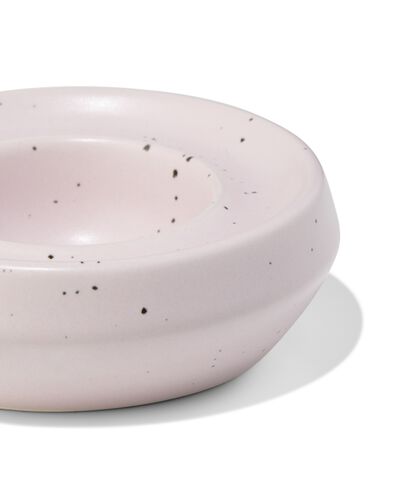 eierdopje &Oslash;7.9cm Trend aardewerk roze spikkels - 9650351 - HEMA