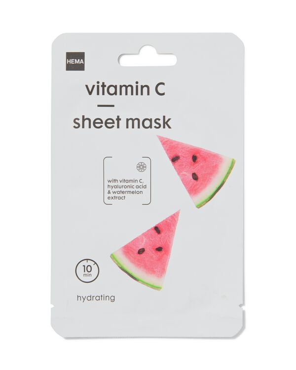 masque tissu vitamine C - 17800043 - HEMA
