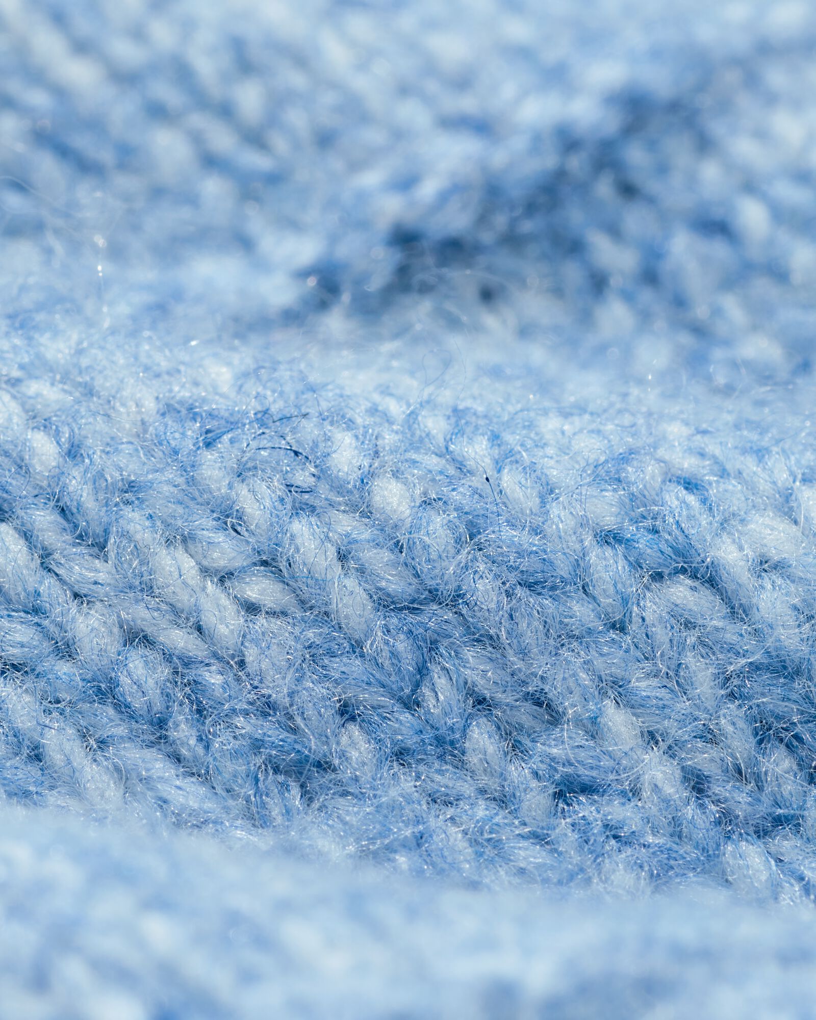 damestrui Fyra gebreid blauw blauw - 36207260BLUE - HEMA