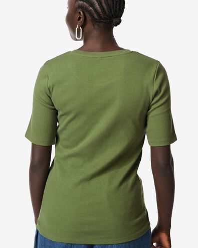 t-shirt femme Clara vert - 36279580GREEN - HEMA
