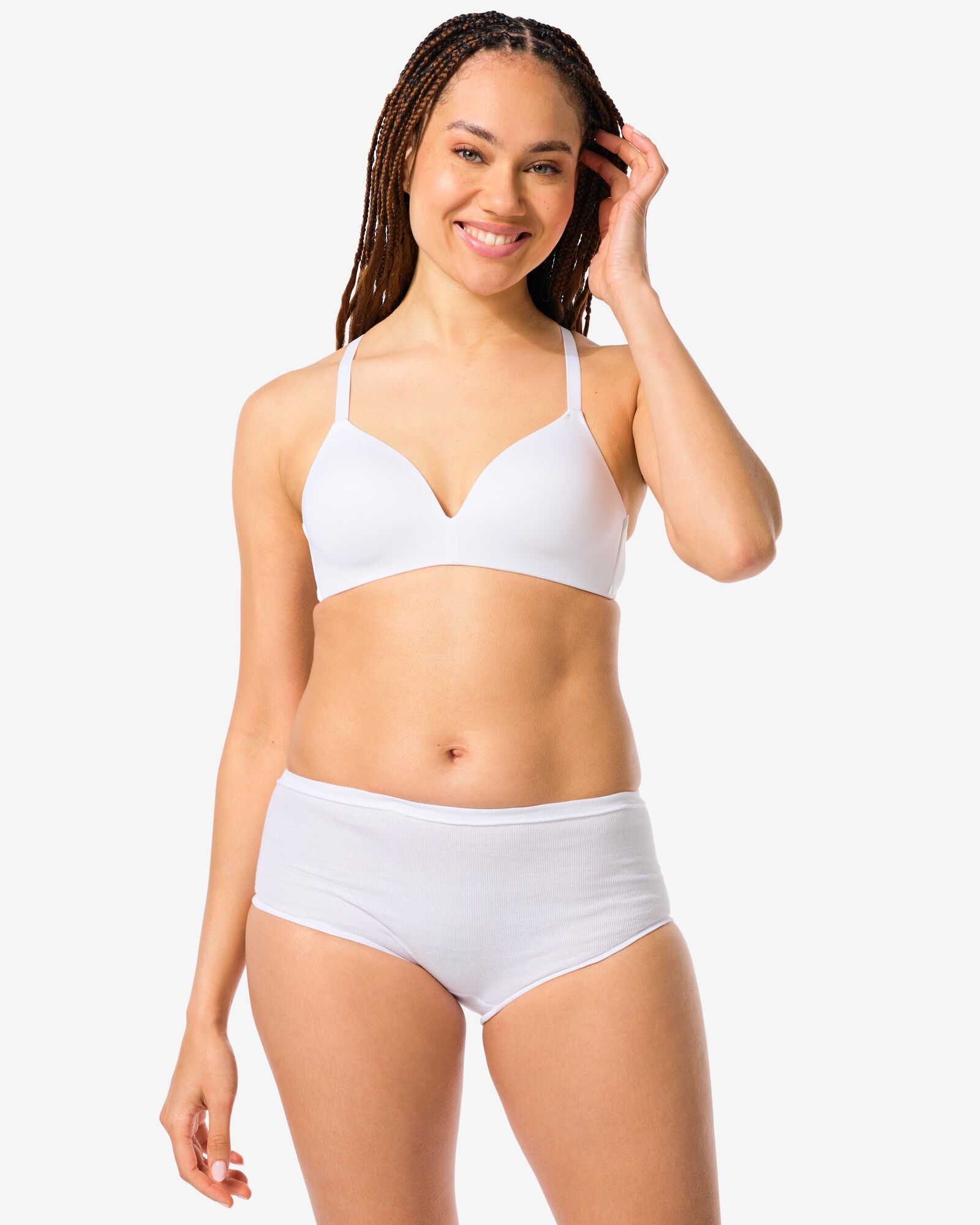 2er-Pack Damen-Slips wei&szlig; 46 - 19660819 - HEMA