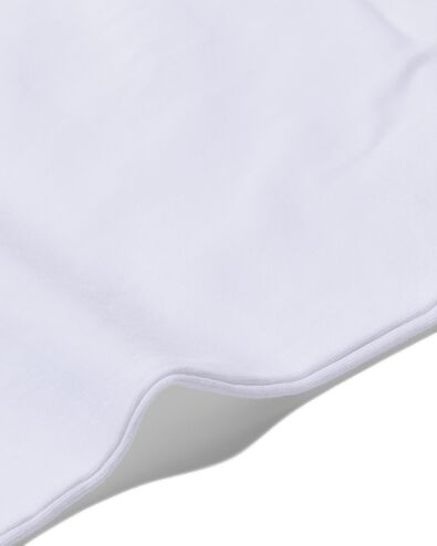 d&eacute;bardeur femme coton &agrave; bretelles spaghetti blanc - 1000002179 - HEMA