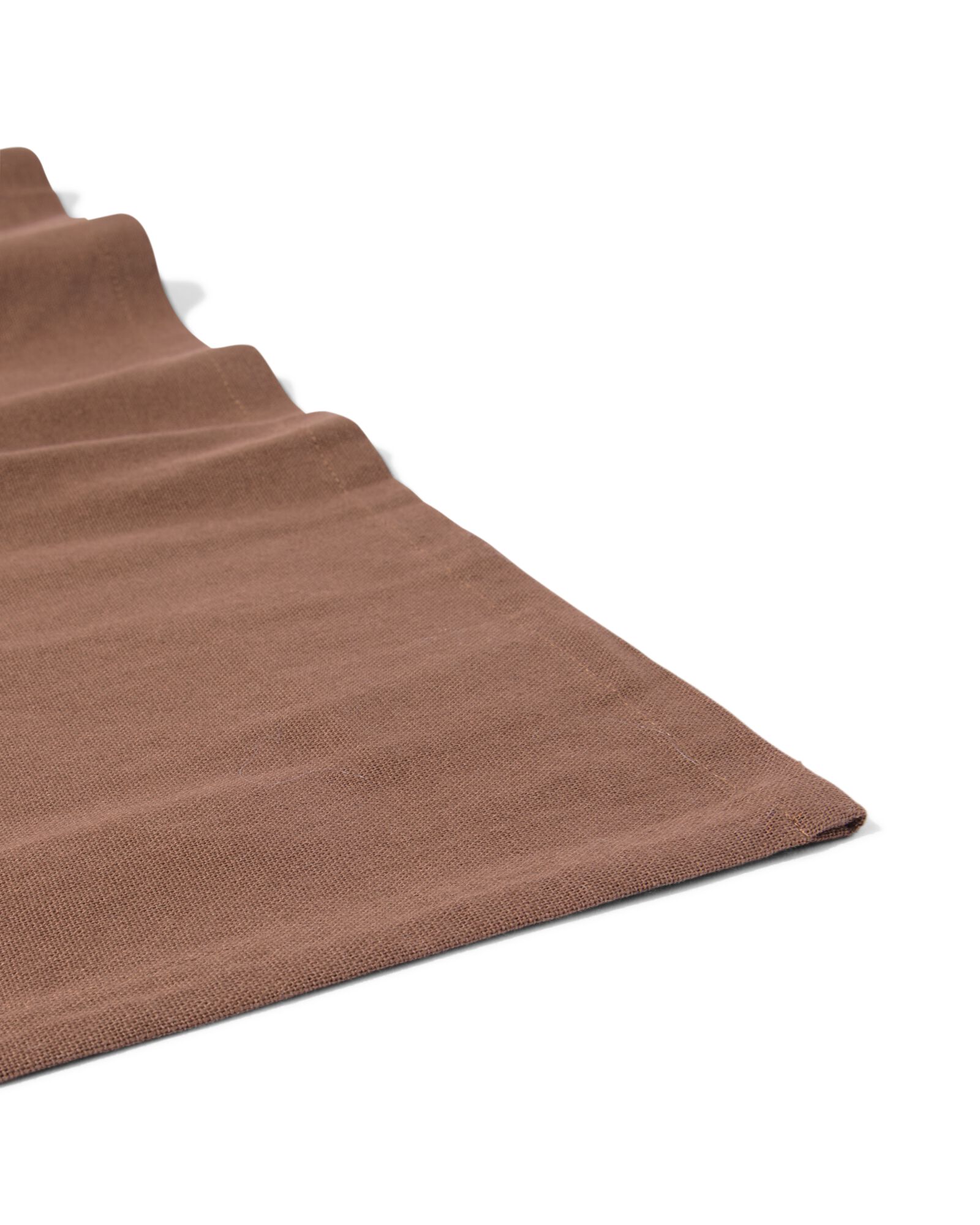 Tischdecke 140 x 240 cm Baumwolle dunkelbraun - 5300163 - HEMA