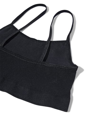 kindertops naadloos rib - 2 stuks wit wit - 19360160WHITE - HEMA