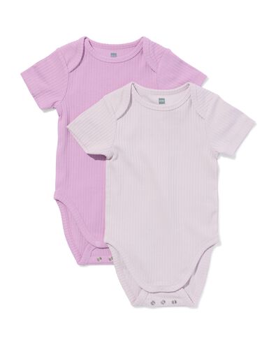 body b&eacute;b&eacute; LENZING&trade; ECOVERO&trade; c&ocirc;tel&eacute; - 2 pi&egrave;ces lilas lilas - 33307860LILAC - HEMA
