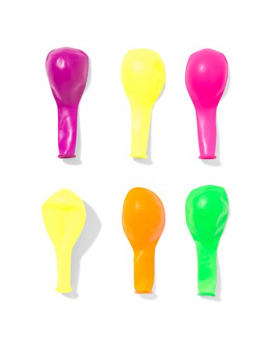 ballons &Oslash; 23 cm n&eacute;on - lot de 10 - 14260093 - HEMA