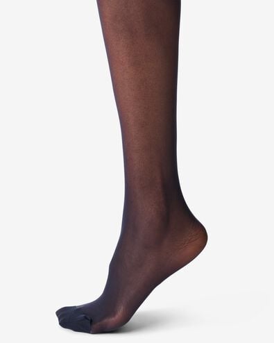 collants brillants transparents 20 deniers - 4 pi&egrave;ces bleu fonc&eacute; bleu fonc&eacute; - 4060165DARKBLUE - HEMA