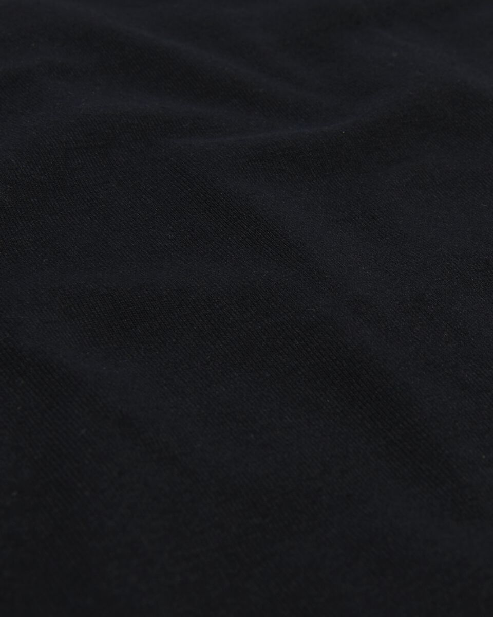 t-shirt femme - coton biologique bleu foncé - 1000004874 - HEMA