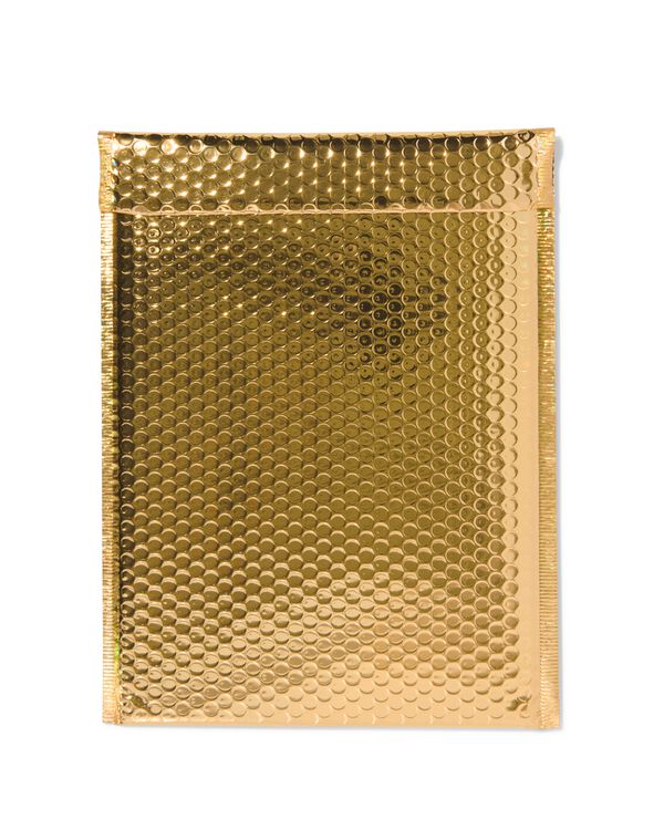 Luftpolstertasche, 33 x 25 cm, golden - 14700599 - HEMA