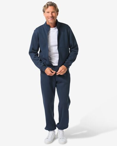 heren sweatbroek Carlson donkerblauw donkerblauw - 2101220DARKBLUE - HEMA