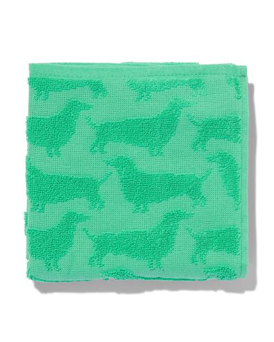 K&uuml;chenhandtuch, 50 x 50 cm, Baumwolle, gr&uuml;n - 5450035 - HEMA