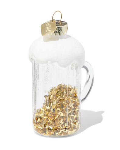 kersthanger 9.5cm glas bier - 25102118 - HEMA